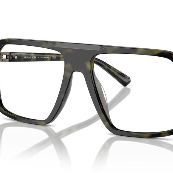 Michael Kors MK4123U Montreux Eyeglasses Olive Tortoise Frame 57mm Demo Lens - Picture 1 of 3